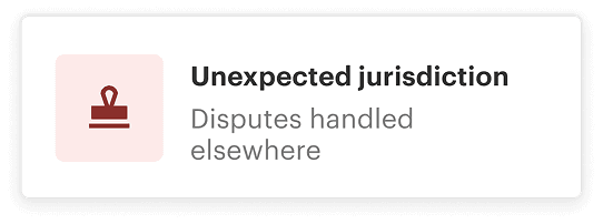 Unexpected jurisdiction